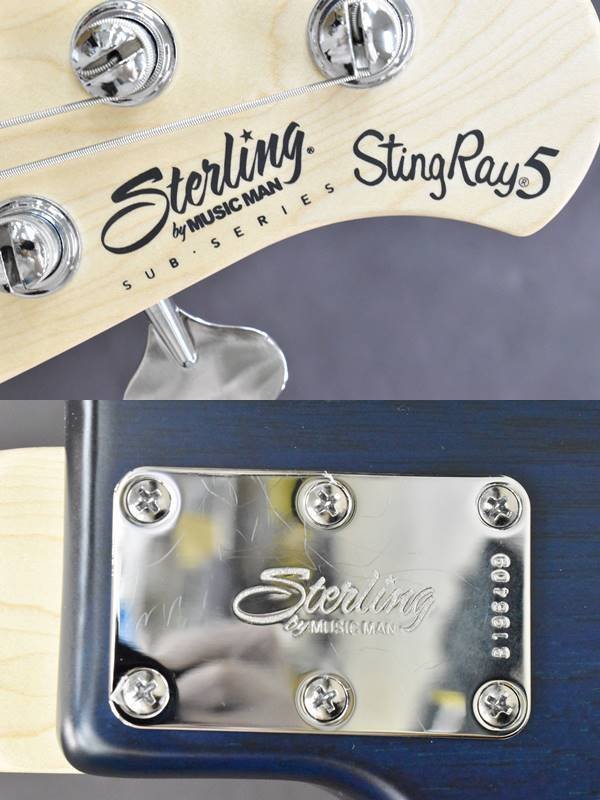 ◇s5102 中古品 Sterling スターリン 5弦エレキベース Sting Ray5 #B196409_画像8