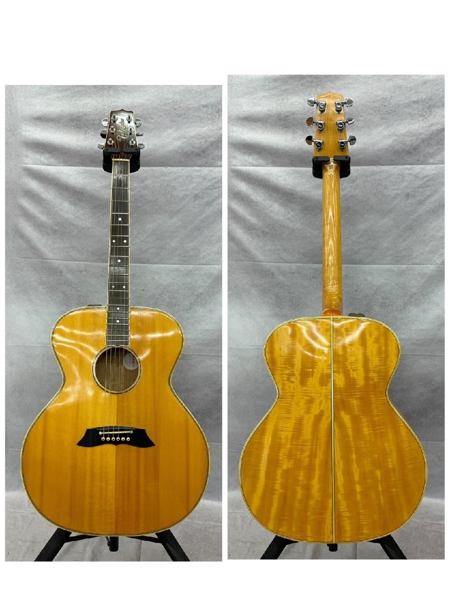 □t1911　中古★Takamine 　タカミネ #80042055　ハードケース付き　エレアコギター_画像4