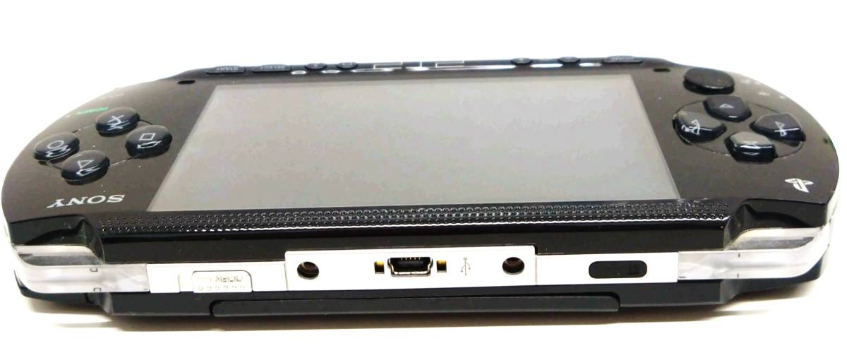 #907 SONY ソニー PSP プレイステーションポータブル ブラック PSP1000 ジャンク 現状品_画像4