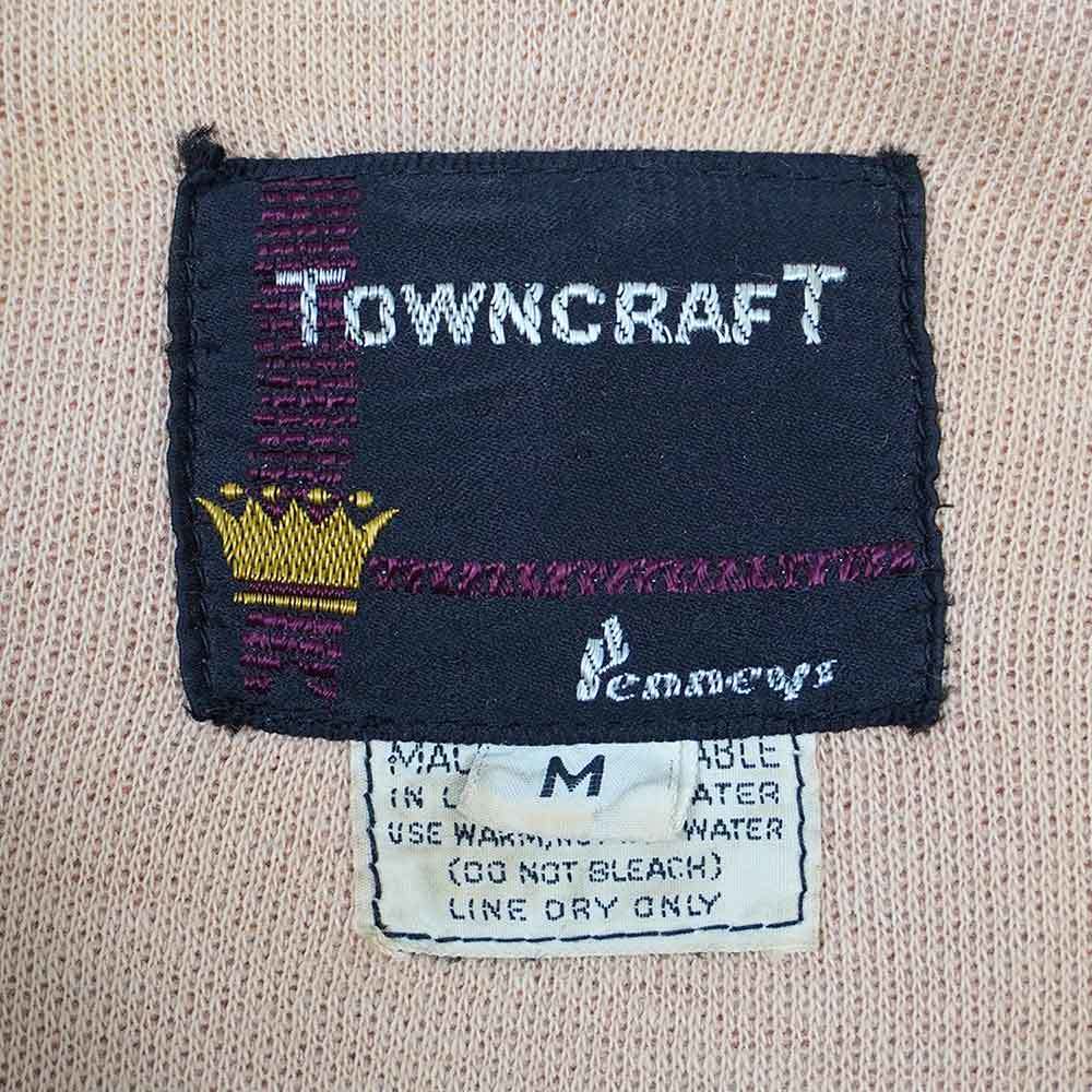 タウンクラフト TOWNCRAFT 70s ハーフジップ エスキモージャケット パーカー フェイクファー ビンテージ (-1123) ベージュ M_画像3