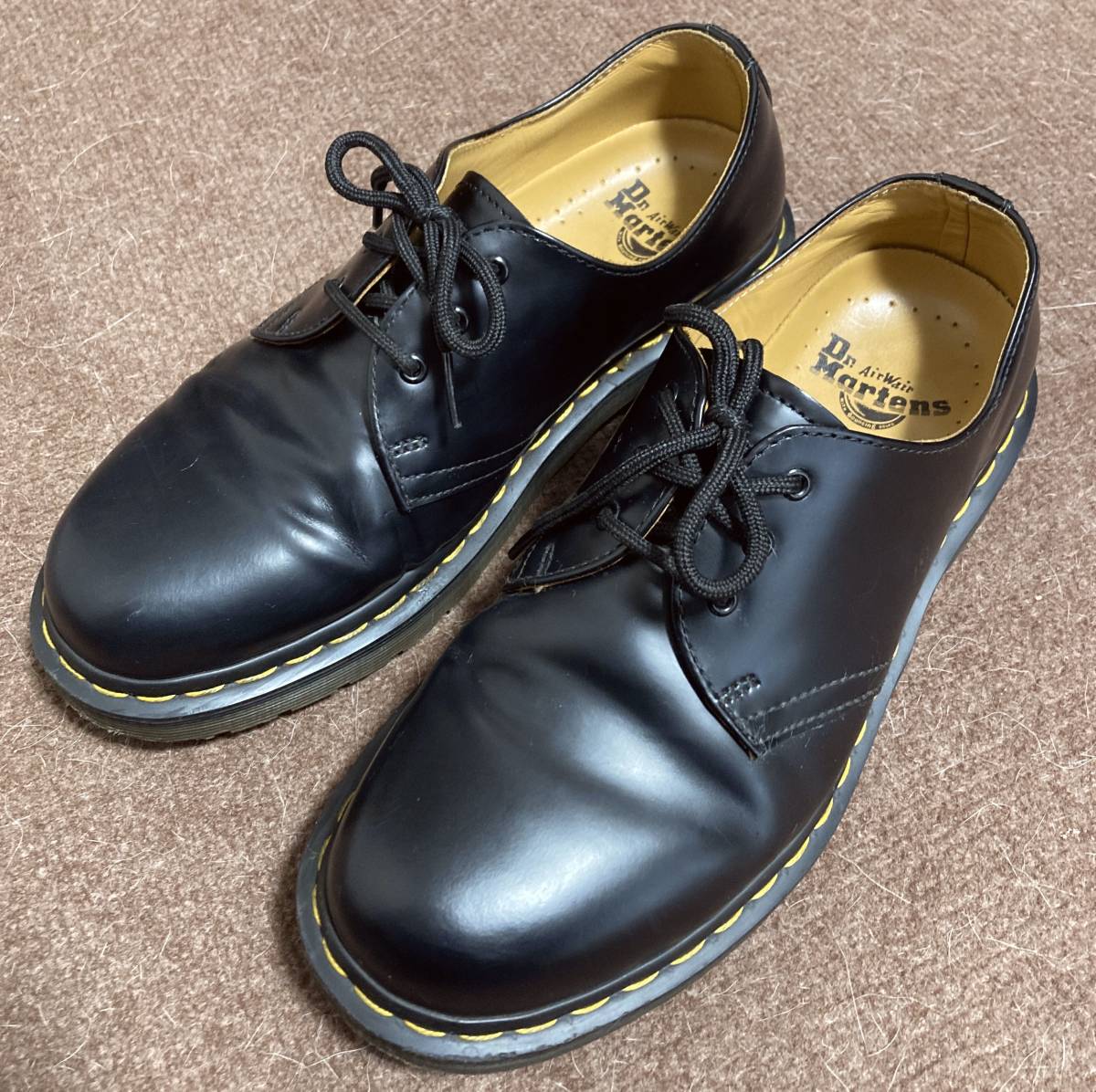 ドクターマーチン 3ホール UK6 US7 EU39 24.5～25.0㎝ 中古　Dr. Martens_画像1