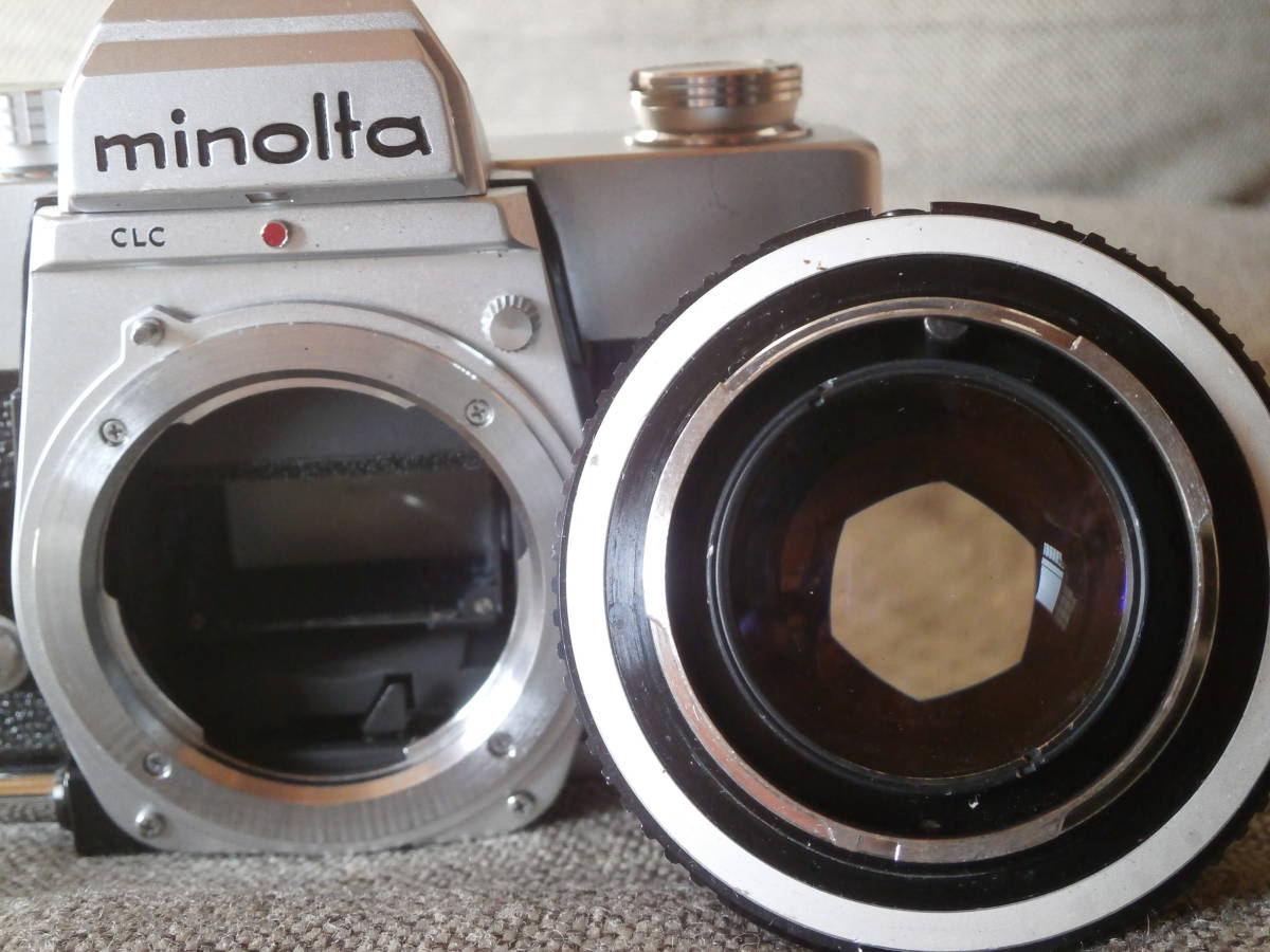 minolta SR 505 MC ROKKOR-PG 1:1.4 f=50mm レンズ付き　動作確認済み_画像8