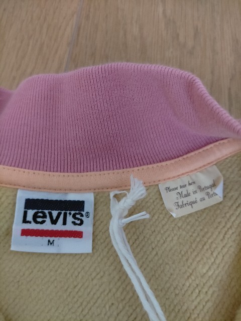 新品 定価33000円 Levi's VINTAGE CLOTHING LOOSE FIX リーバイス クレイジーパターン スウェットカーディガン M ★LVC_画像5