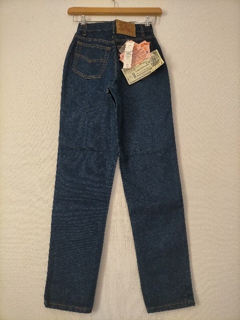 新品 デッドストック 90s USA製 ビンテージ 91年 Levi's 17505-7414 リーバイス レディース デニムパンツ ジーンズ 真紺 W28L32_画像3