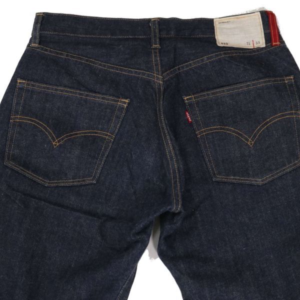 Levi's 510 リーバイス RL510-05 02年製★ Redloop ストレート デニム パンツ ジーンズ Sz.31　メンズ 日本製 00s　I3B00920_C#R_画像6