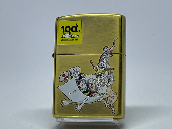 送料無料 ZIPPO[ジッポー]水木しげる生誕100周年記念 ZIPPOライター 鬼太郎オールキャスト 70678_画像1