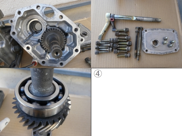 GC8STI-RA Impreza TY752TY754 DCCD для transfer капитальный ремонт снятие деталей 