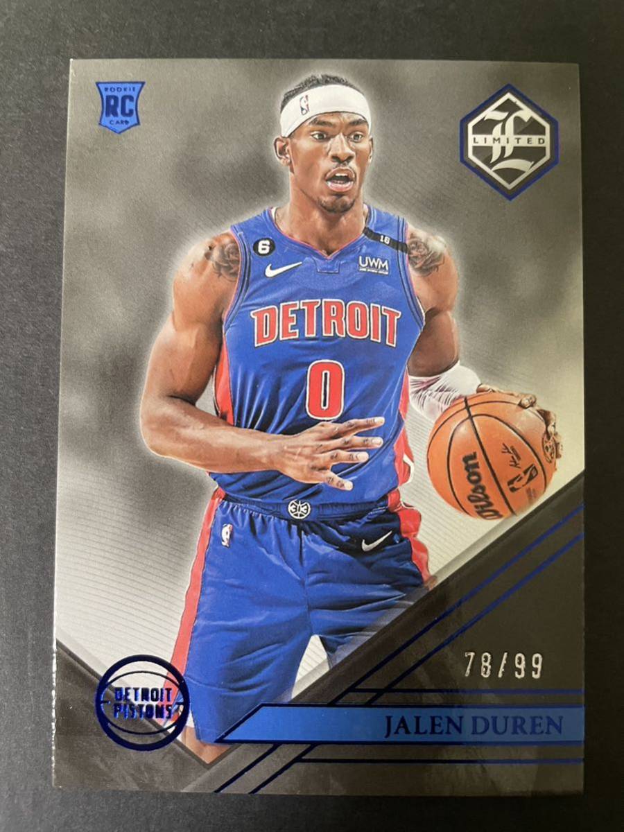 99枚限定　2022-23 Panini chronicles limited jalen duren RC NBAカード　パラレルルーキーカード　　大活躍！_画像1