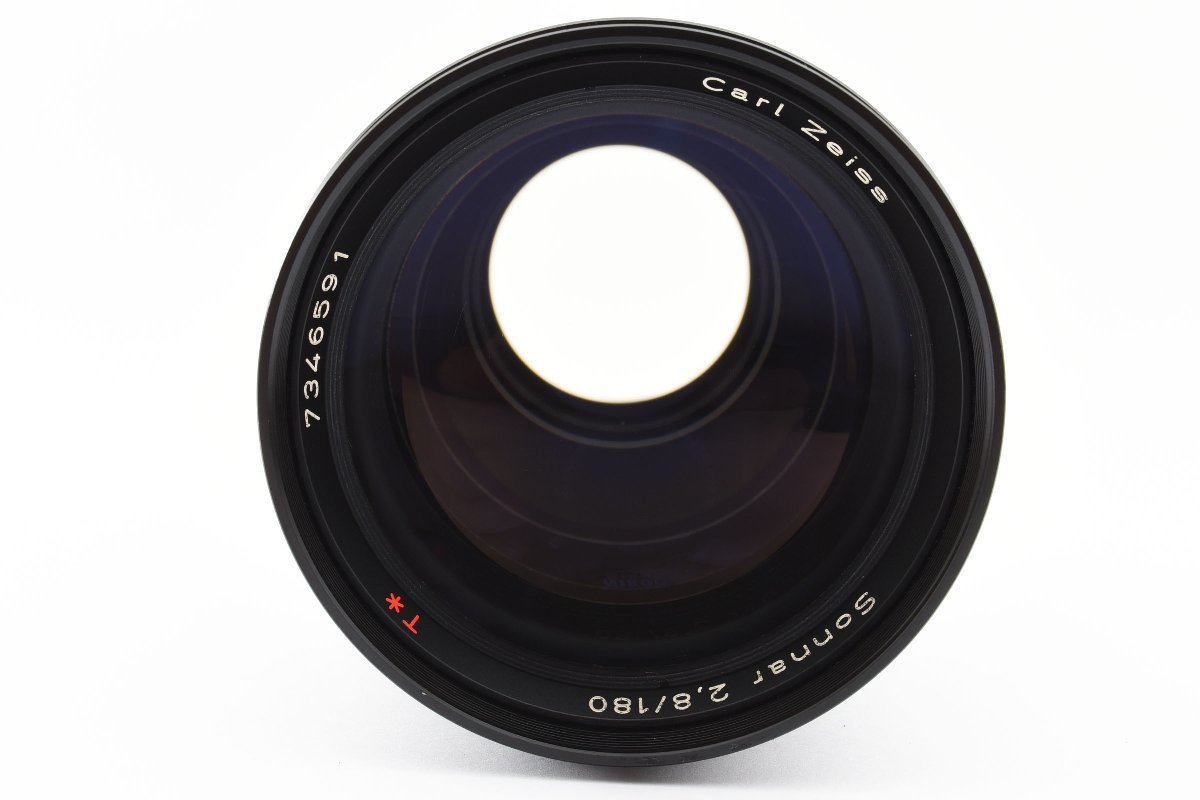 【良品】コンタックス CONTAX Carl Zeiss Sonnar T* 180mm F2.8 MMJ 高級 単焦点レンズ C/Y 試写・動作確認済み！2048810の画像4