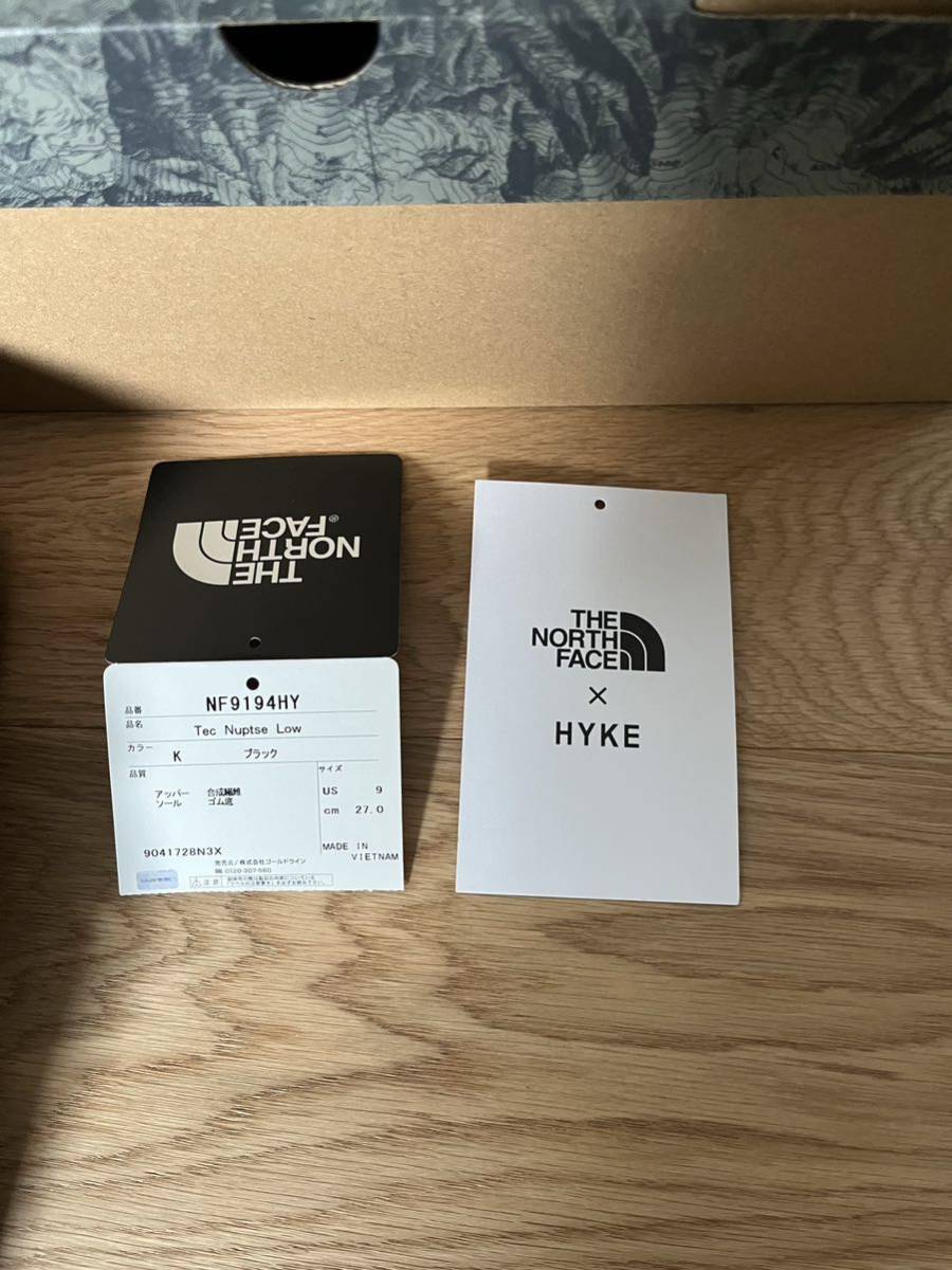 THE NORTH FACE × HYKE ノースフェイス ハイク Tec Nuptse Low NF9194HY ヌプシ