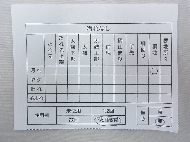 平和屋野田店■六通柄袋帯　切嵌更紗花文　金糸　逸品　n-du0208_画像4