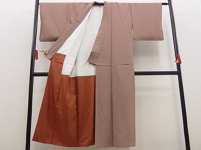 平和屋野田店■江戸小紋　南天　逸品　n-yt0438_画像3