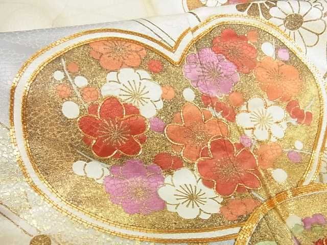 平和屋2■豪華振袖 駒刺繍 吉祥花尽くし文 暈し染め 金彩 逸品 az6849の画像7