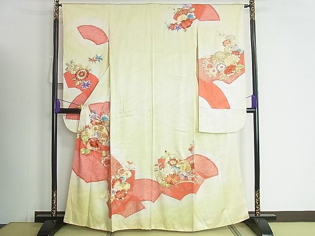 平和屋2■豪華振袖 駒刺繍 花鼓文 暈し染め 金銀糸 逸品 sf3300の画像1