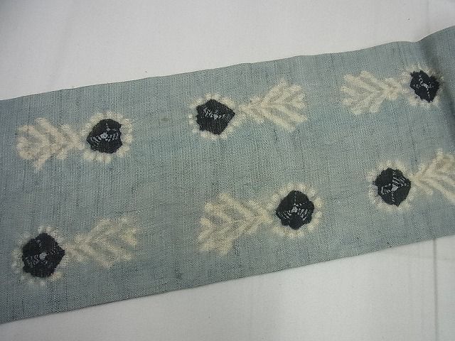  flat peace shop 1# rare summer thing . color house one-side . origin . Ginza .... 9 size Nagoya obi flax kimono wrapping paper attaching excellent article 3s5665