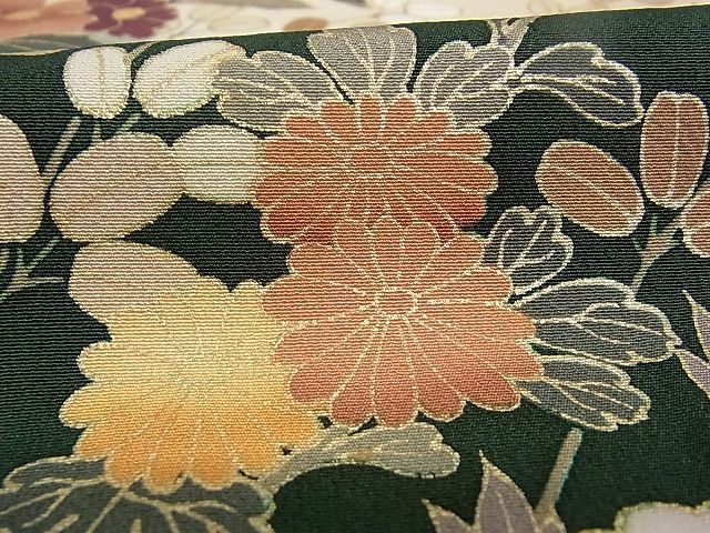 平和屋-こころ店◆訪問着　枝花文　暈し染め　金彩　着丈156cm　裄丈66cm　正絹　逸品　mop470_画像7