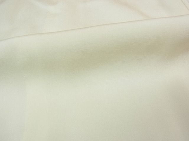 平和屋2■上質な長襦袢 単衣仕立て 薄卵色 逸品 rt3216の画像4