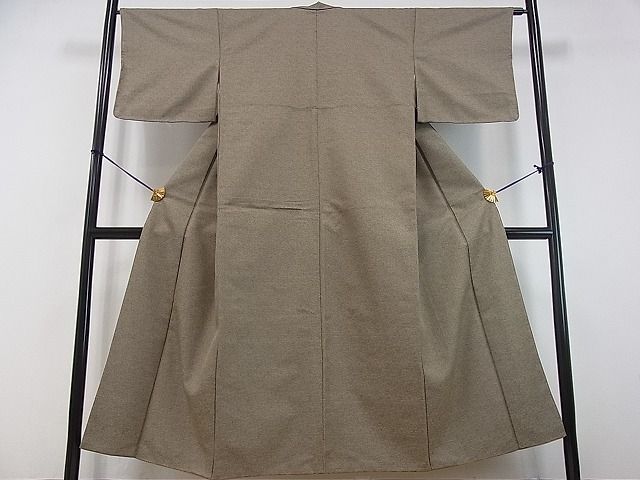 平和屋川間店■小紋 幾何学文様 洗える着物 fe3979の画像2