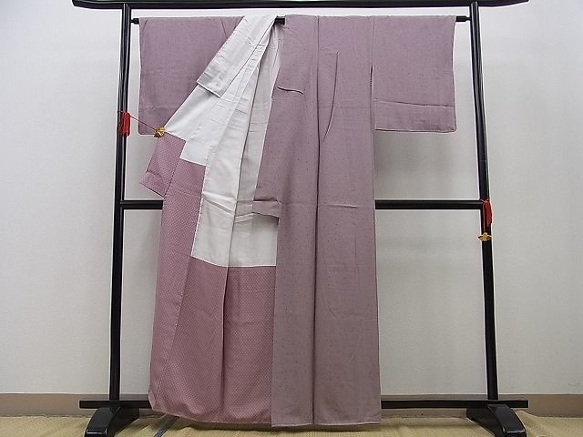 平和屋川間店■上質な小紋　成り物　逸品　n-sa1554_画像3