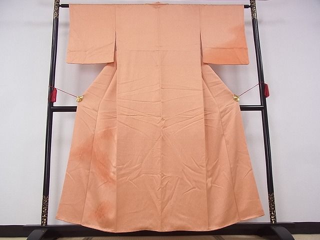 平和屋川間店■訪問着　樹林文　暈し染め　着丈154.5cm　裄丈62cm　正絹　逸品　A-ta4018_画像1