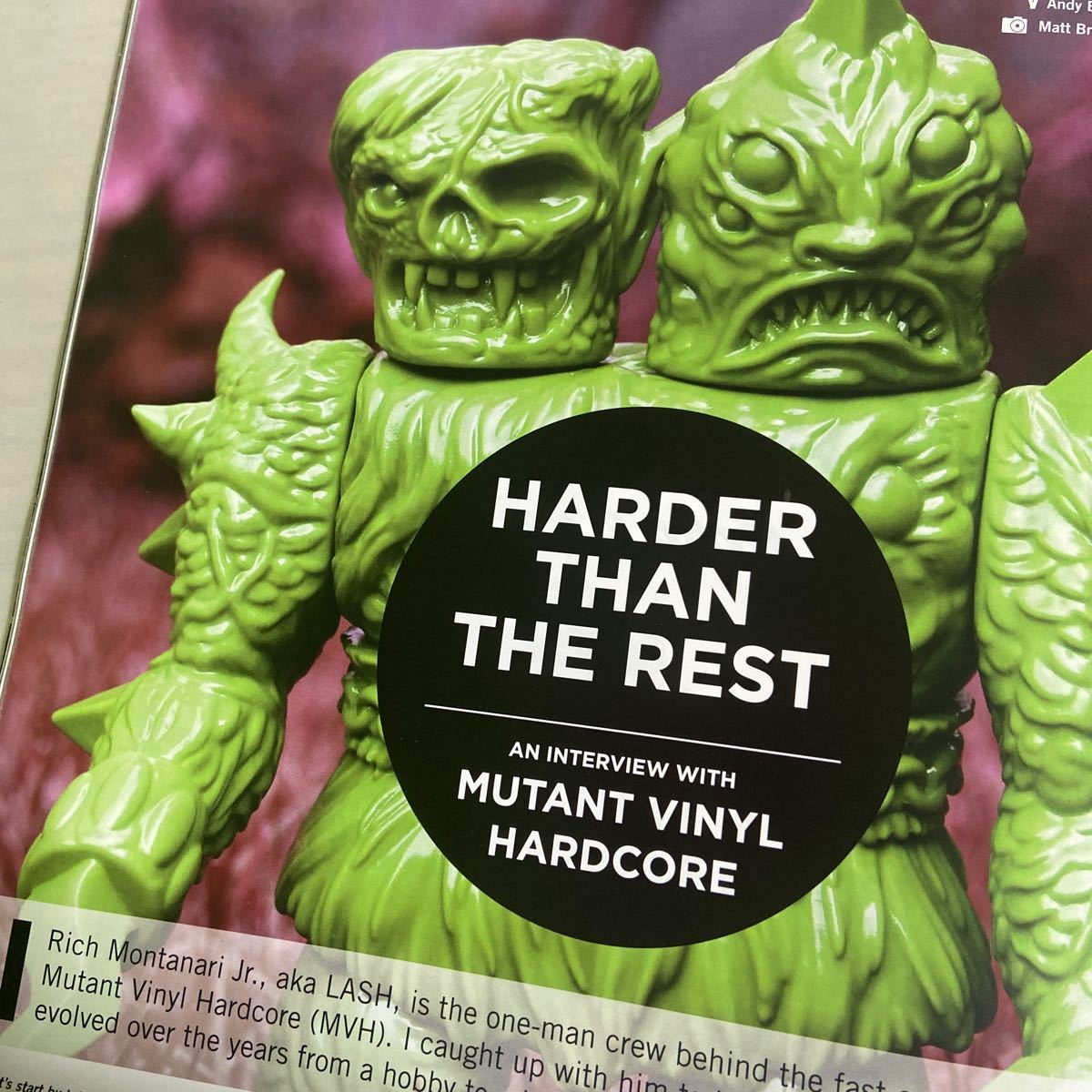 clutter magazine issue 19 Punch You In The Face! 雑誌 ( nagnagnag MVH mutant vinyl hardcore 暴力原人 インディーズソフビ_画像3