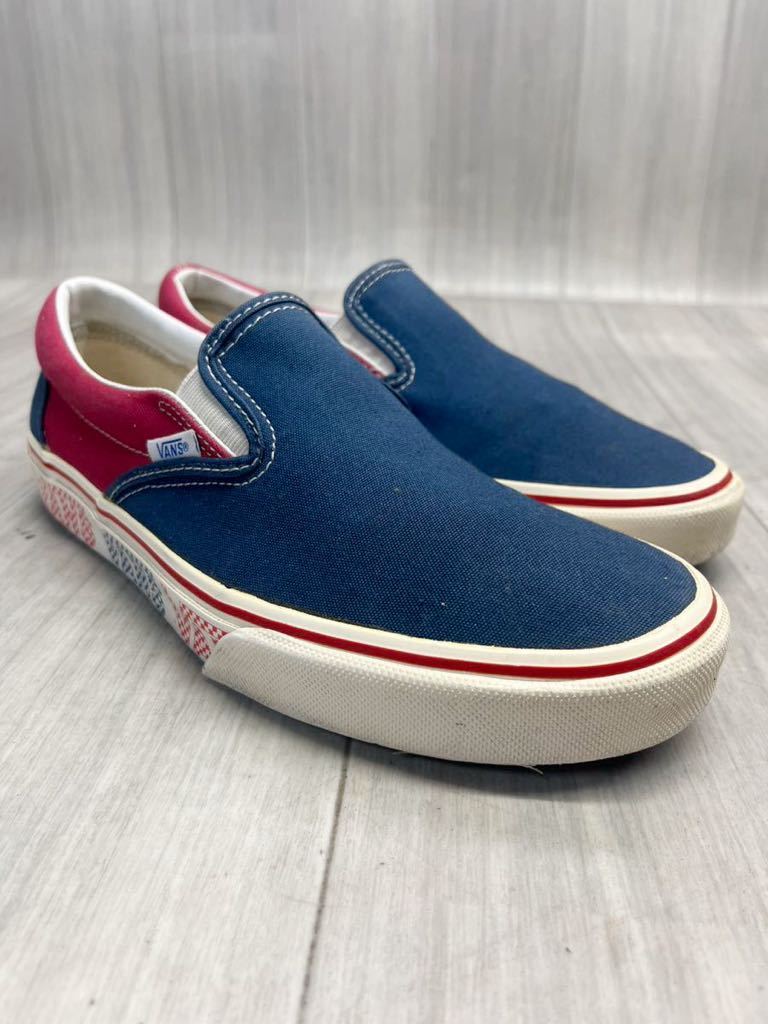 A-31 VANS バンズ スニーカー スリッポン カジュアルスニーカー　キャンバス ウォーキングスニーカー　メンズ　26.5cm_画像1