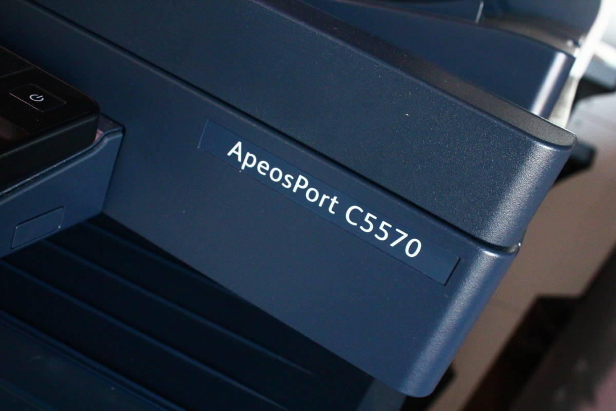 KG12083 XEROX ゼロックス 高速カラー複合機 ApeosPort C5570 動OK 直取り限定 中古 現状品_画像7