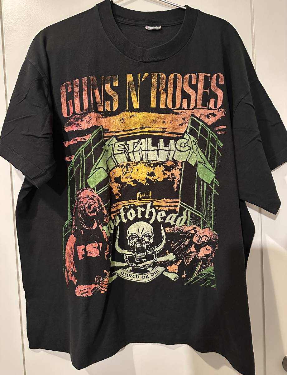 VINTAGE Tシャツ ヴィンテージTシャツ ツアーTシャツ ガンズアンドローゼス　GUNS&ROSES METALLICA MOTORHEAD メタリカ　モーターヘッド_画像1