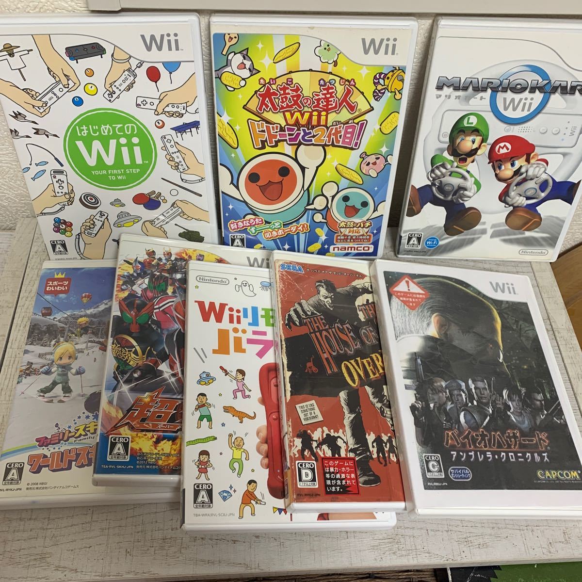 Wii ソフト Nintendo ニンテンドー マリオカート スマブラ ドンキーコング　バイオハザード_画像2
