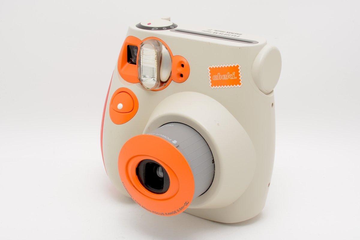 【良品】FUJIFILM 富士フイルム INSTAX mini 7 オレンジ #3960_画像1