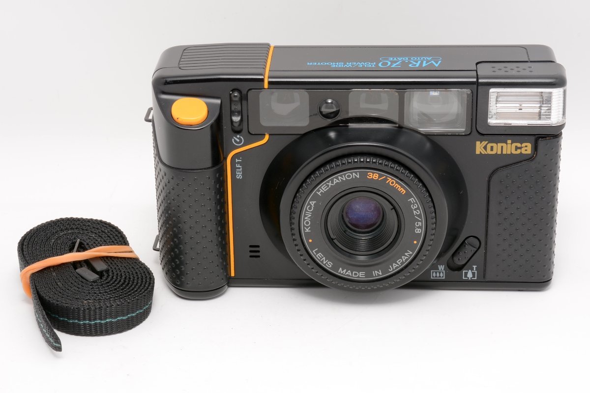 【やや難あり品】KONICA MR.70 コンパクトフィルムカメラ #3911_画像1