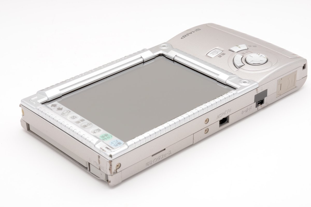 【ジャンク品】SHARP Zaurus ICRUISE MI-EX1 シャープ ザウルスアイクルーズ パーソナルモバイルツール 専用ケース付属 #3981の画像5