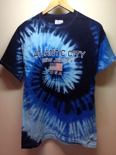 AtlanticCity/Hanes(USA)ビンテージタイダイTシャツ_画像1