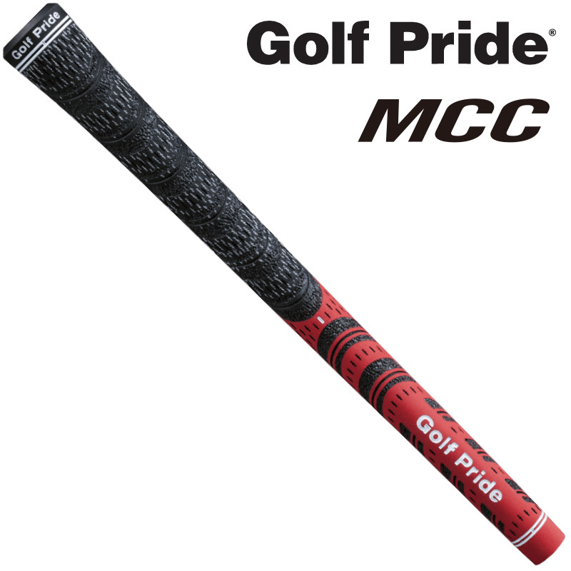 (日本正規品)ゴルフプライド MCC ニューディケード ゴルフグリップ コアサイズM60R バックラインなし レッド ゴルフ用品_画像1