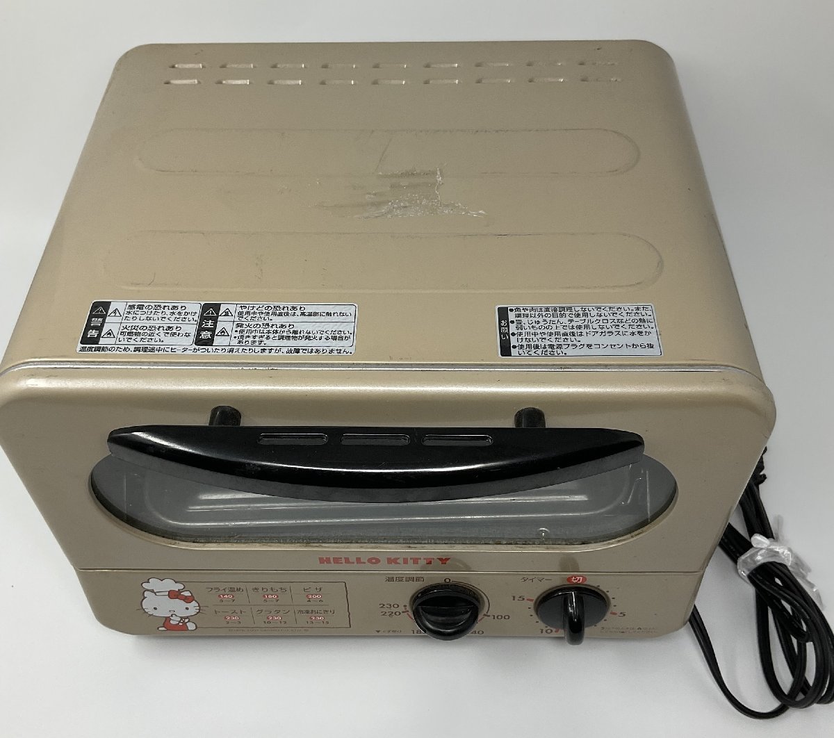ΦΦハローキティ オーブントースター 2005年製 ツインバード ΦΦハローキティ オーブントースター 2005年製 ツインバード