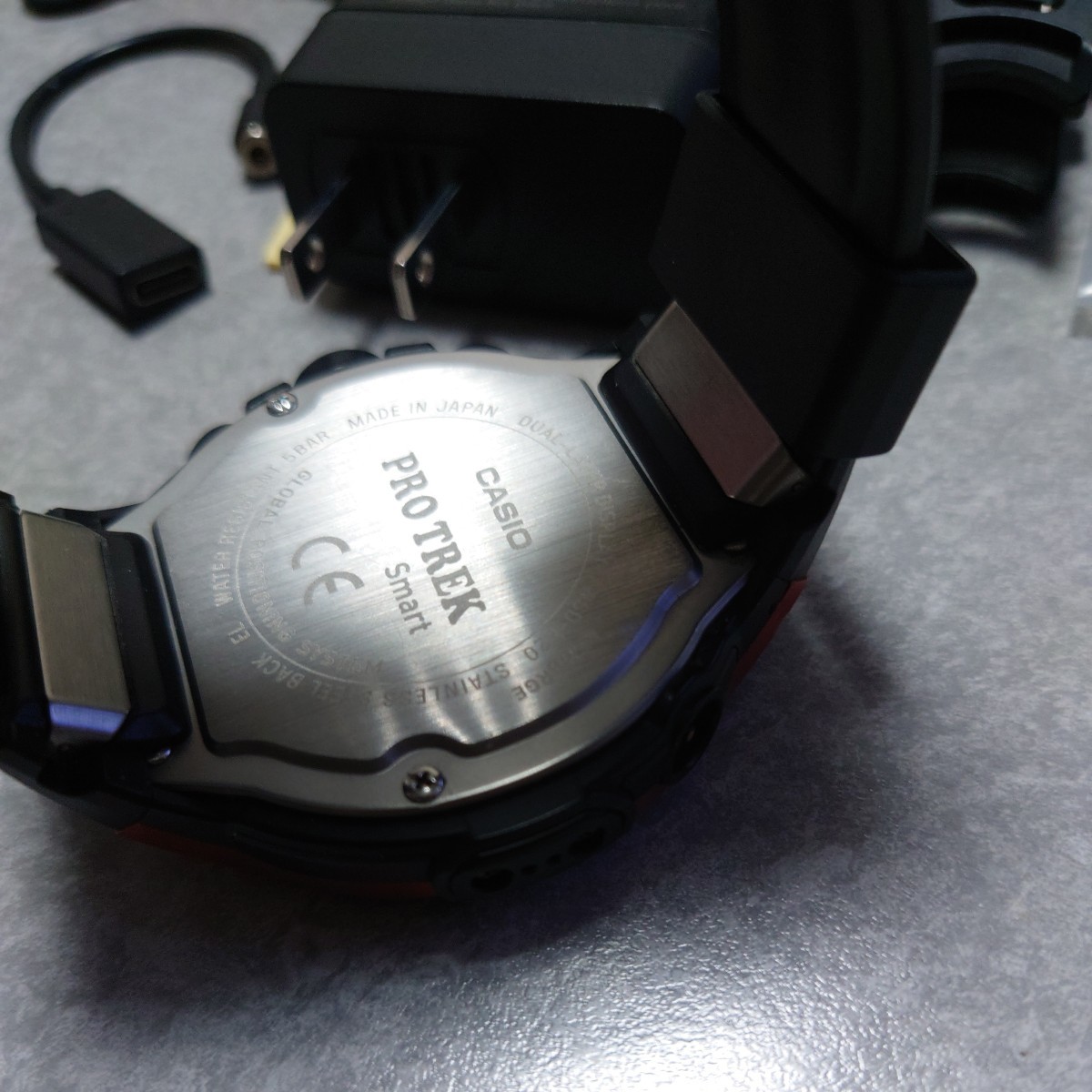 CASIO WSD-F20-RG PROTREK スマートウォッチ 中古 _画像5