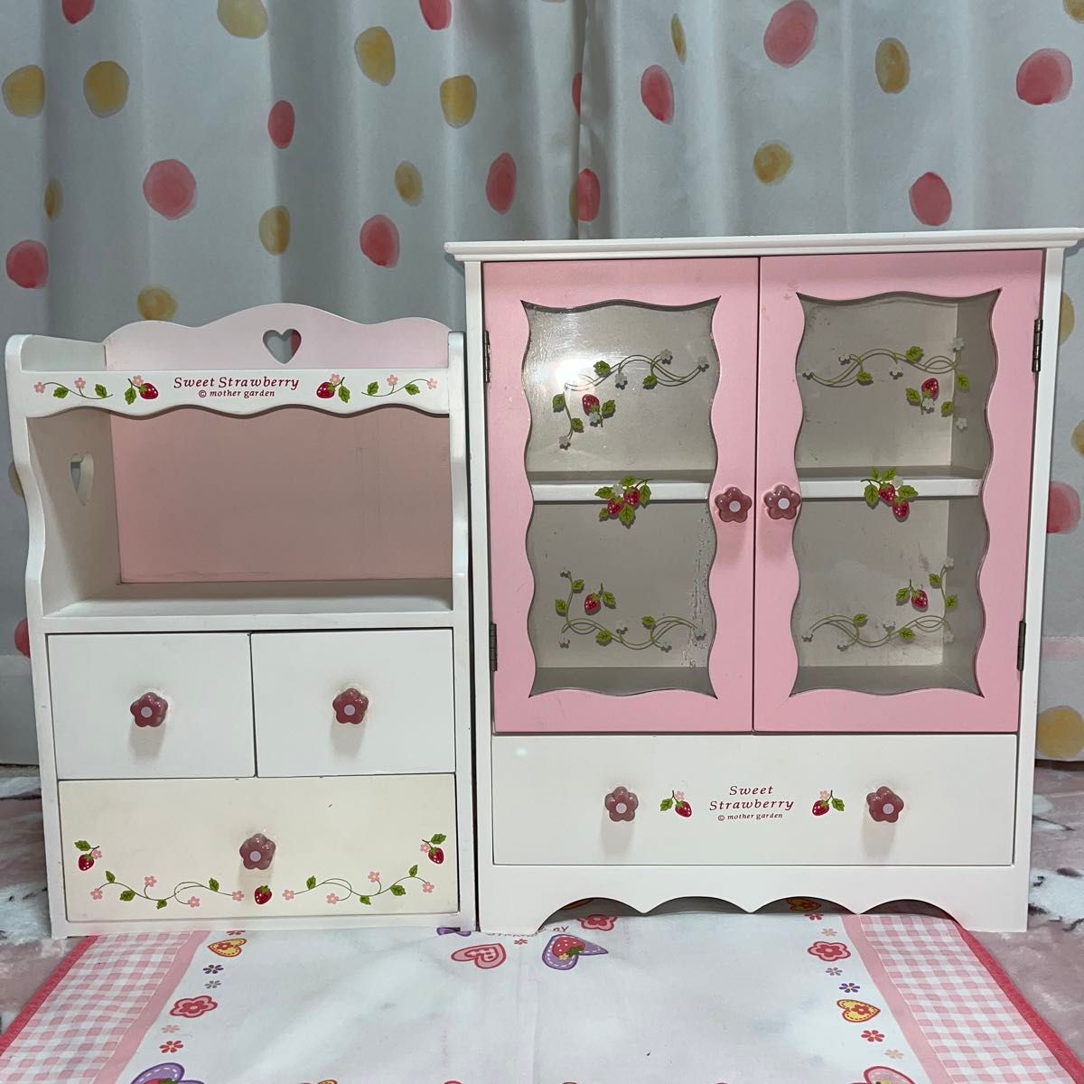 マザーガーデン 野いちご キャビネット & チェスト 木製 棚 マザーガーデン 野いちご キャビネット & チェスト 木製 棚