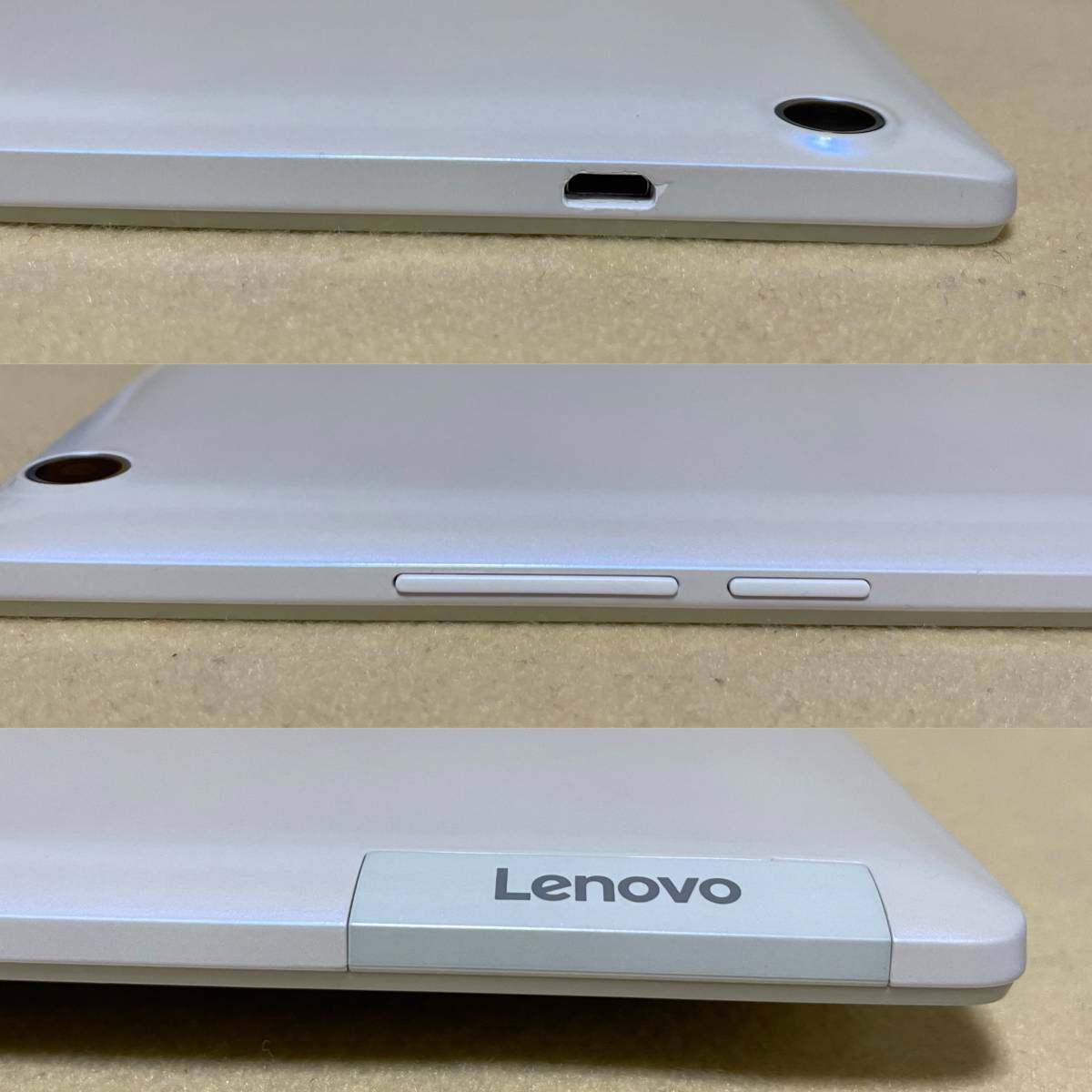 【液晶美品/SIMフリー】Lenovo TAB3［601LV］ポラールホワイト★判定〇/残債なし/SIMロック解除済★　01116_画像5