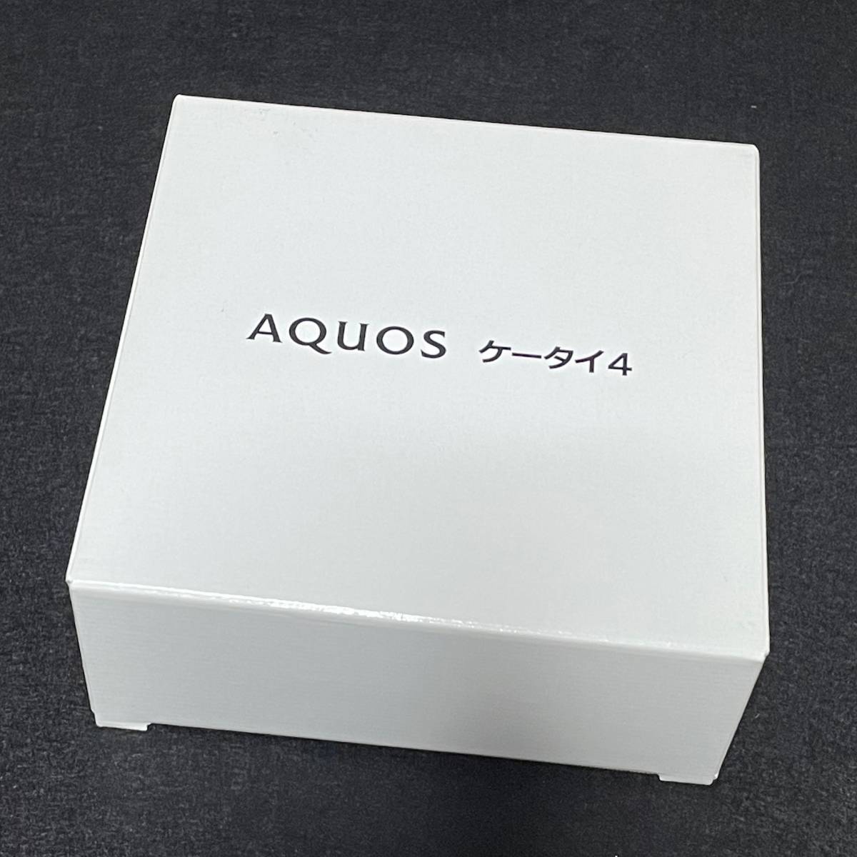 【新品/未使用/SIMフリー】 AQUOS ケータイ4［A205SH］ホワイト★判定〇/残債なし/SoftBank版SIMフリー★ 01242の画像1