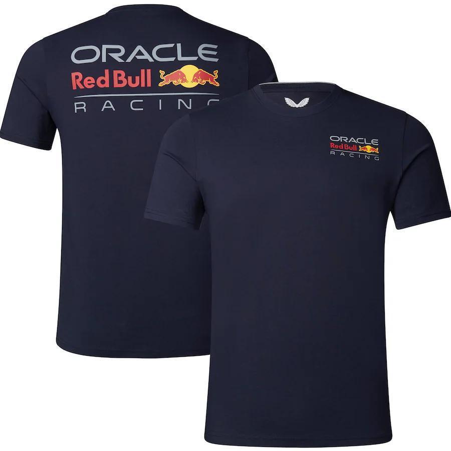 F1　オラクル　レッドブル　レーシング　マックス・フェルスタッペン　ペレス　アルファタウリ　Tシャツ　オフィシャル　Tシャツ　紺　M_画像1