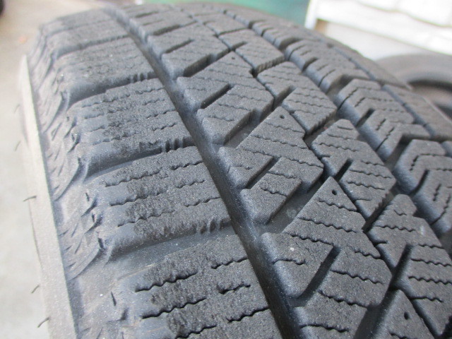 冬タイヤ　4本　中古　4本セット 2019　155/65R14　75Q　スタッドレス　BS　ブリジストン　VRX2　高速　スペーシア　雪道　アイスバーン_画像5