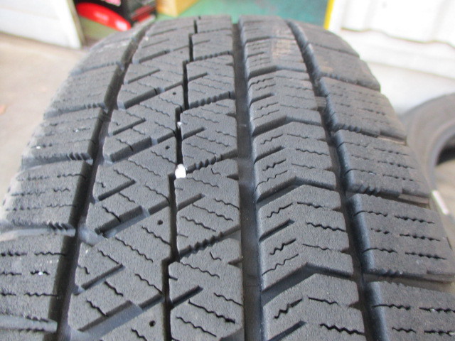 冬タイヤ　4本　中古　4本セット 2019　155/65R14　75Q　スタッドレス　BS　ブリジストン　VRX2　高速　スペーシア　雪道　アイスバーン_画像7