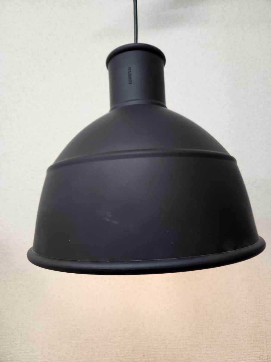 MUUTO　ムート　UNFOLD PENDANT LAMP　アンフォルドペンダントランプ　ブラック　シリコン製②電球なし