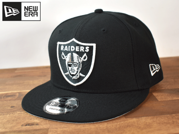 ★未使用品★NEW ERA ニューエラ × LAS VEGAS RAIDERS レイダース 9 FIFTY【フリーサイズ】 キャップ 帽子 H142_画像1