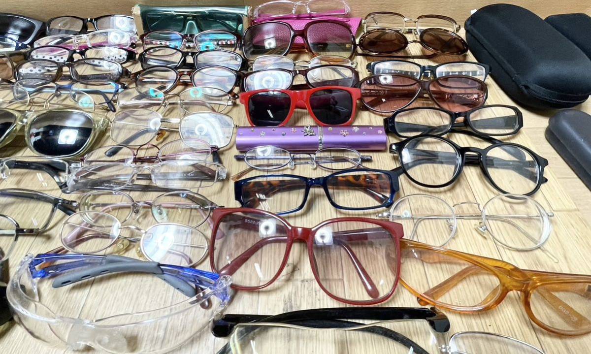 未選別 希少 お宝 コレクター 眼鏡 メガネ めがね サングラス 大量 まとめて 170点 Dior ディオール カルバンクライン ランセル 等 F9_画像4