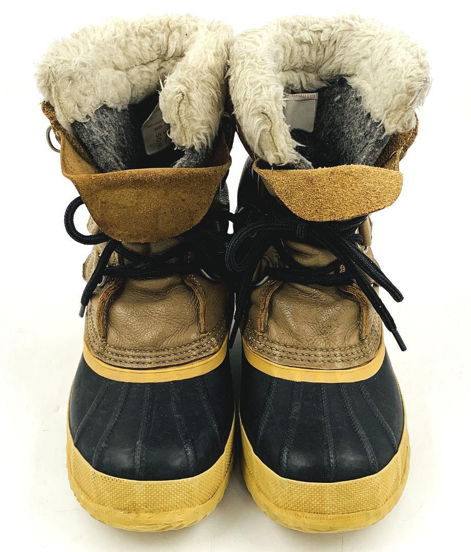 SOREL MANITOU ソレル マニトウ ヴィンテージ ウィンター スノーブーツ MADE IN CANADA カナダ製 NATURAL RUBBER サイズ FEM7（約24cm）_画像2