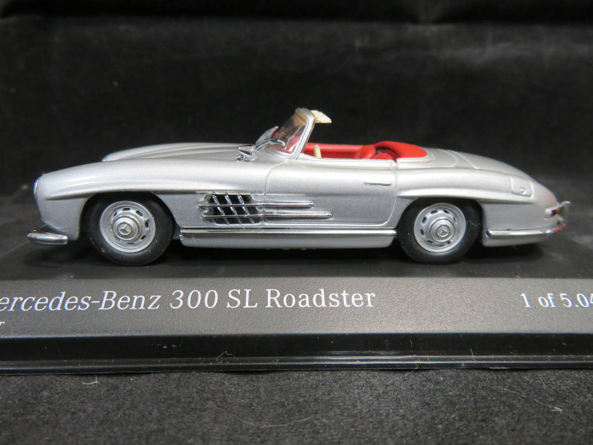 1/43　メルセデスベンツ　300SL　ロードスター　1959　シルバー_画像1