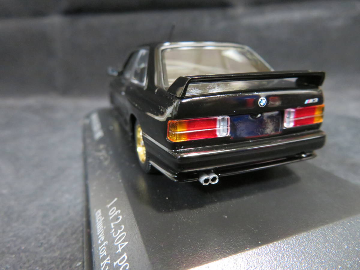 1/43　BMW　M3（E30）　1987　ブラック　ゴールドホイール　_画像3