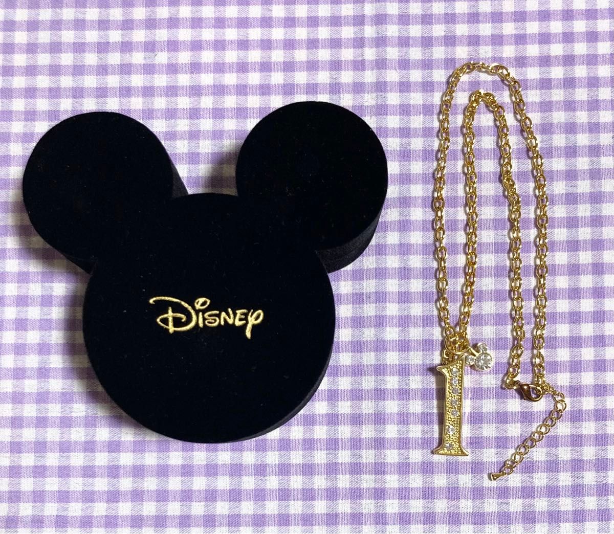 Disney  Mickey   ディズニー　ミッキー　ミッキーマウス　ネックレス　ディズニーネックレス　ケース付き　レア　非売品