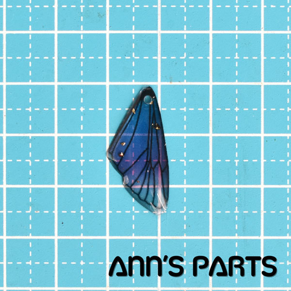 ◆Ann's Parts◆　acr03_12.アクリルパーツ 蝶の羽　ダーク（小）_画像3